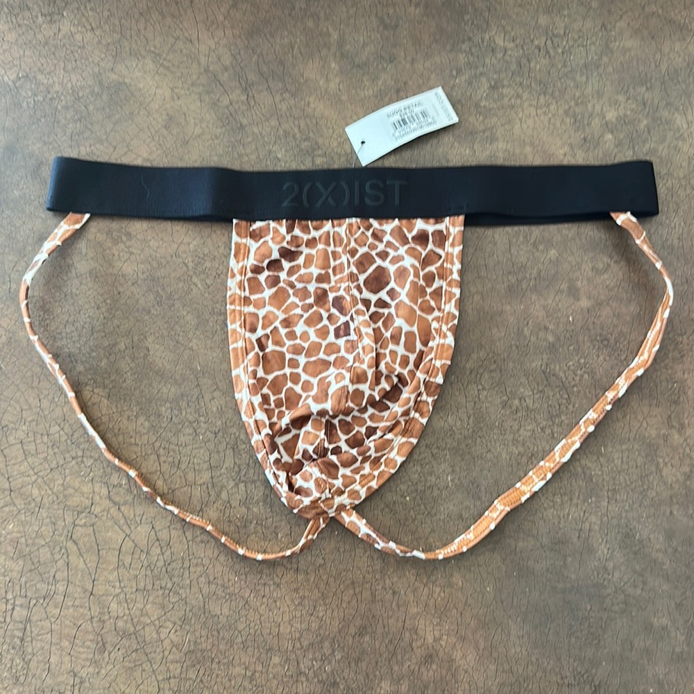 Men’s 2xist giraffe, jock strap, size medium